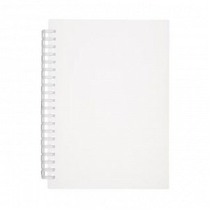 MUJI Notebook Polypropylene Cover – обложка со спиралью из полипропилена А5, 20 отверстий