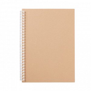 MUJI Refill Notebook – тетрадь-рефилл B5 с крафтовой обложкой, 26 отверстий
