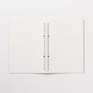 MUJI Refill Notebook Kraft Cover – тетрадь-рефилл A5 с крафтовой обложкой, 20 отверстий