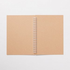 MUJI Refill Notebook Kraft Cover – тетрадь-рефилл A5 с крафтовой обложкой, 20 отверстий