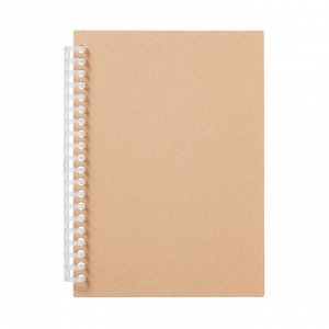 MUJI Refill Notebook Kraft Cover – тетрадь-рефилл A5 с крафтовой обложкой, 20 отверстий