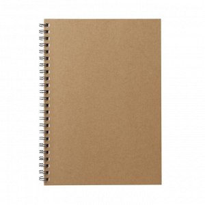 MUJI Double Ring Notebook – тетрадь A5 на двойной спирали, 48 листов, линейка 7 мм