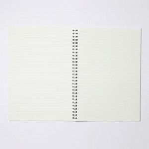 MUJI Double Ring Notebook – тетрадь B5 на двойной спирали, 48 листов, линейка 7 мм