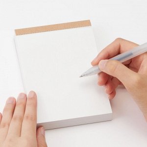 MUJI Hook Hole Memo Pad Tear-Off Type – блокнот с отверстием для крючка, отрывной