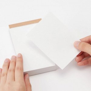 MUJI Hook Hole Memo Pad Tear-Off Type – блокнот с отверстием для крючка, отрывной