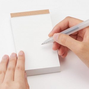 MUJI Hook Hole Memo Pad Tear-Off Type – блокнот с отверстием для крючка, отрывной