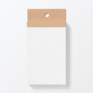 MUJI Hook Hole Memo Pad Tear-Off Type – блокнот с отверстием для крючка, отрывной