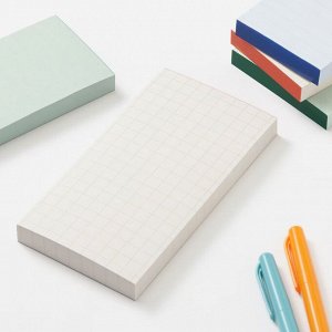 MUJI Color Memo Pad Ruled – цветной блокнот с линейкой