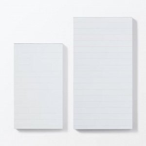 MUJI Color Memo Pad Ruled – цветной блокнот с линейкой