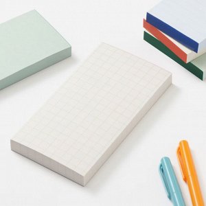 MUJI Color Memo Pad Dot Grid – цветной блокнот с точечной разметкой, зелёный