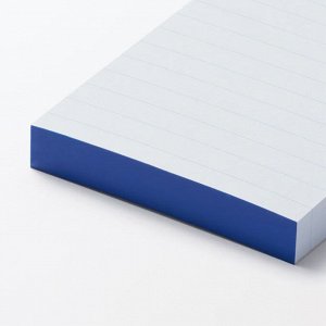 MUJI Color Memo Pad Ruled – блокнот в линейку с цветной полосой
