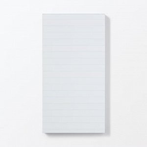 MUJI Color Memo Pad Ruled – блокнот в линейку с цветной полосой