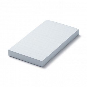 MUJI Color Memo Pad Ruled – блокнот в линейку с цветной полосой
