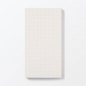 MUJI Color Memo Pad Grid – блокнот в клетку с цветной полосой
