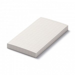 MUJI Color Memo Pad Grid – блокнот в клетку с цветной полосой