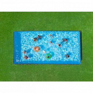 Каркасный бассейн Bestway прямоугольный бассейн 956х488х132см "APX" 365 52231л, песч.фил-нас, лестн, тент, полисферы