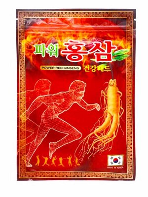 Kang Hwa Обезболивающий пластырь с красным женьшенем для суставов / Power red Ginseng, 20 шт.