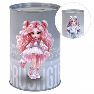 Копилка, 15,7х10х10 см, серый, 1отделение (- ия)