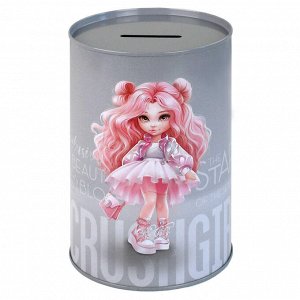 Копилка, 15,7х10х10 см, серый, 1отделение (- ия)