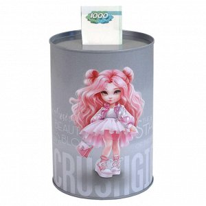 Копилка, 15,7х10х10 см, серый, 1отделение (- ия)