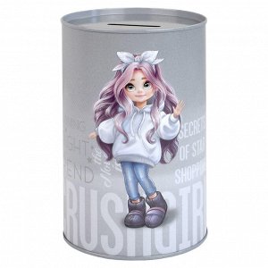 Копилка, 15,7х10х10 см, серый, 1отделение (- ия)