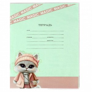 Обложки для тетрадей с рисунком арт.69102/ 200 ГОРОДСКИЕ КОШЕЧКИ (3 шт. в наборе, 350х216 мм, цвет: розовый, голубой, ПВХ плотностью 120 мкм, индивидуальная упаковка: ПЭТ-пакет)