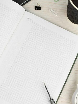Записная книжка ESCALADA, формат А5+, 96 л., твёрдый переплёт, искусственная кожа "Канвас экстра", аппликация из искусственной кожи, аппликация из ПВХ, металлические клёпки, шелкография в одну краску