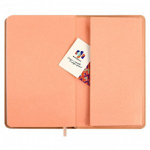Записная книжка ESCALADA, формат А6, 120 л., твёрдый переплёт, искусственная кожа "Пике".
