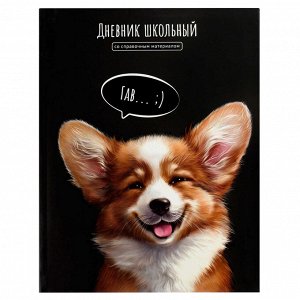 Дневник школьный, А5+, 48 л, интегральный переплёт, конгрев, выборочный УФ-лак, матовая ламинация