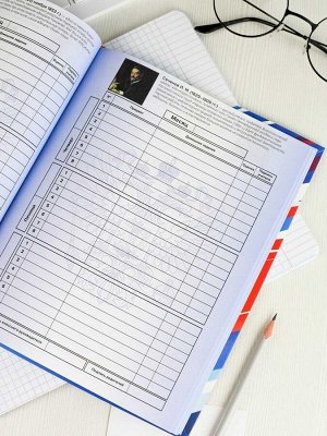 Дневник российского школьника, А5+, 48 л, интегральный переплёт, конгрев, выборочный УФ-лак, матовая ламинация