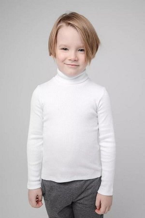 Школьная водолазка ДЕВ Crockid 301477К белый