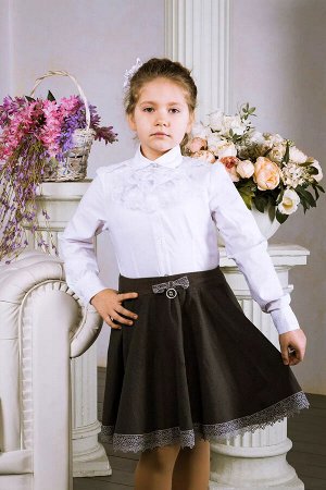 Школьная блузка ДЕВ Katrin Miller 19354 2П белый