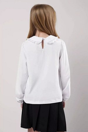 Джемпер школьный ДЕВ CLEVER 757091г белый
