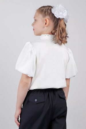 Школьная блузка ДЕВ Malini 411TK BL молочный