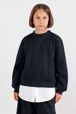 Джемпер школьный ДЕВ Malini 385TK DJ т.синий