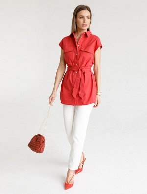 Джинсы mom-fit из эластичного денима белый