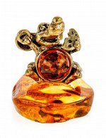 «Счастливая мышка» — сувенир-талисман с натуральным балтийским янтарём