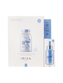 IBIZA SPA Set Hyaluronic Acid Mask Sheet and Ampoule Serum Набор ампульная сыворотка с гиалуроновой кислотой 30мл + Маска 10 шт