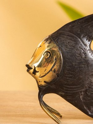 Сувенир бронза "Рыбка" 8х2х7 см