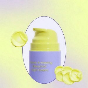 Ночной крем для лица By Wishtrend Vitamin A-mazing Bakuchiol Night Cream, 30г