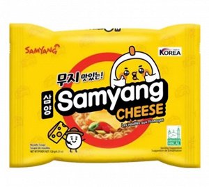 Лапша со вкусом сыра  "Samyang" Cheese 120г
