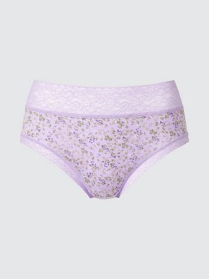 UNIQLO - мягкие трусы на высокой посадке - 71 PURPLE