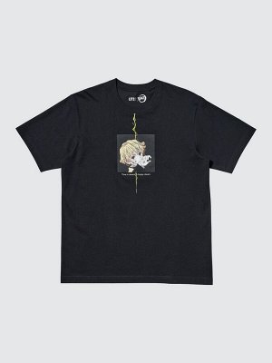 UNIQLO UT - футболка с принтом из аниме «Клинок рассекающий демонов» - 09 BLACK