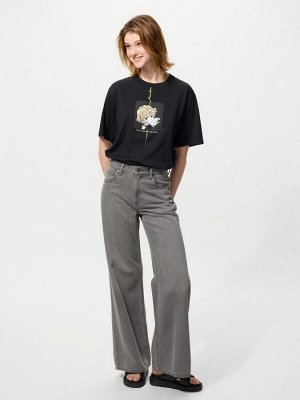 UNIQLO UT - футболка с принтом из аниме «Клинок рассекающий демонов» - 09 BLACK