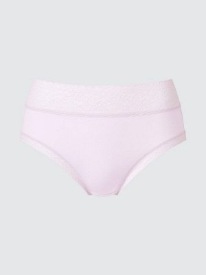 UNIQLO - однотонные трусы на высокой посадке - 70 LIGHTPURPLE