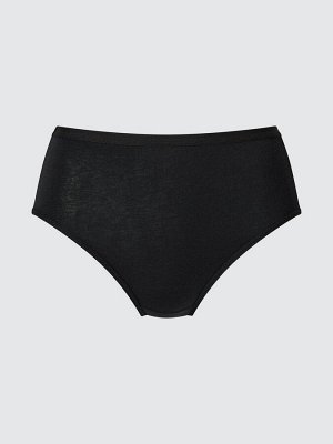UNIQLO - эластичные трусики на высокой талии - 09 BLACK