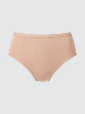 UNIQLO - эластичные трусики на высокой талии - 34 BROWN