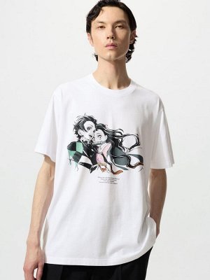 UNIQLO UT - футболка с принтом из аниме «Клинок рассекающий демонов» - 00 WHITE