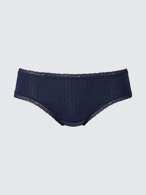 UNIQLO - нежные трусики с кружевом и средней посадкой - 69 NAVY
