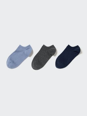 UNIQLO - комлект женских коротких носков (3 пары) - 62 BLUE